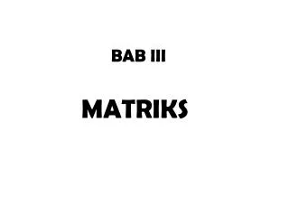 bab iii
