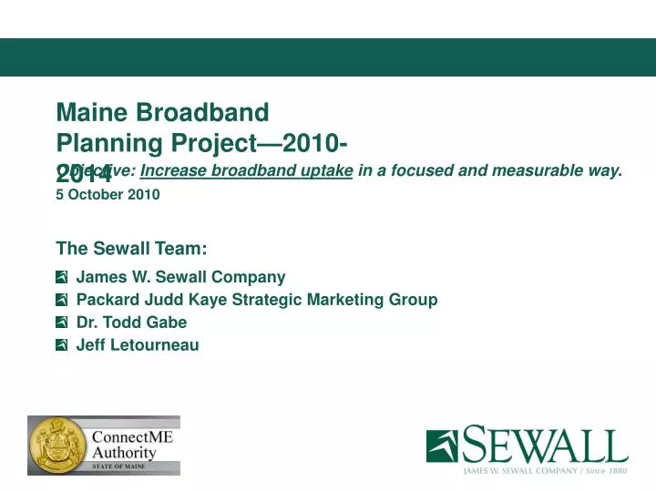maine broadband planning project 2010 2014