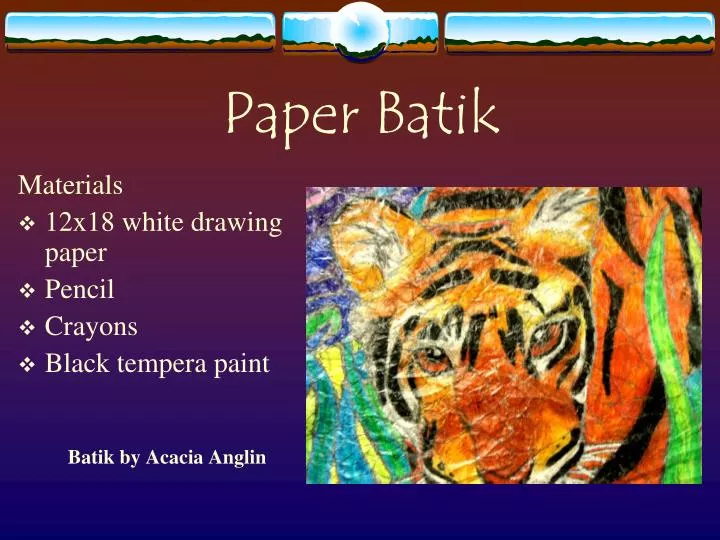 paper batik