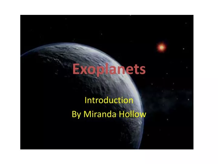 exoplanets