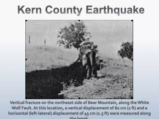 Kern County Earthquake