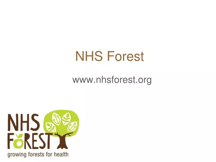 nhs forest