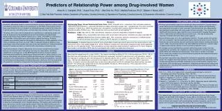 Predictors of Relationship Power among Drug-involved Women