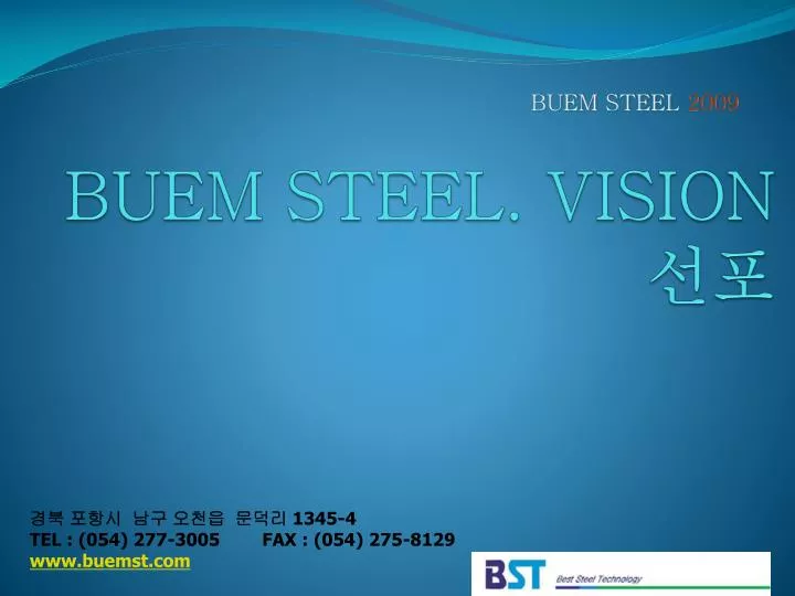 buem steel vision