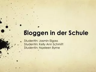 bloggen in der schule