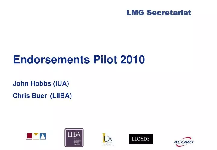endorsements pilot 2010 john hobbs iua chris buer liiba