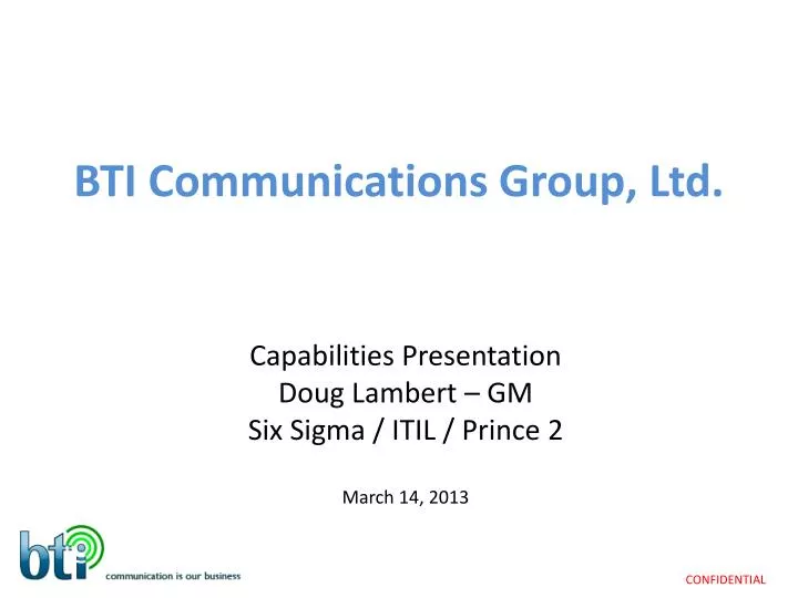 bti communications group ltd