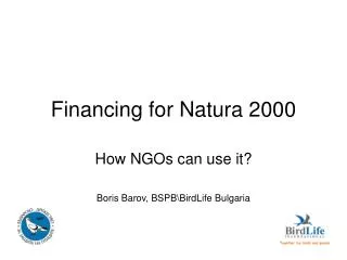 Financing for Natura 2000