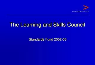 Standards Fund 2002-03