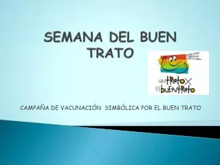 semana del buen trato