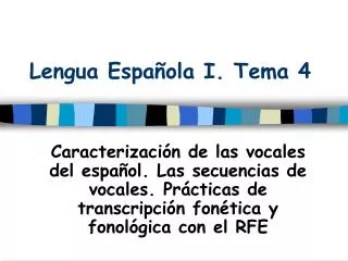 lengua espa ola i tema 4