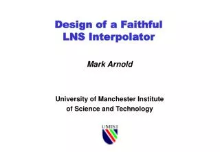 Design of a Faithful LNS Interpolator