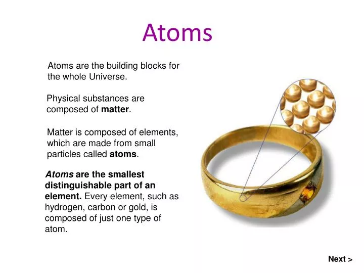 atoms