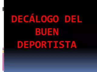 dec logo del buen deportista