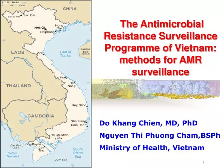 the antimicrobial resistance surveillance programme of vietnam methods for amr surveillance