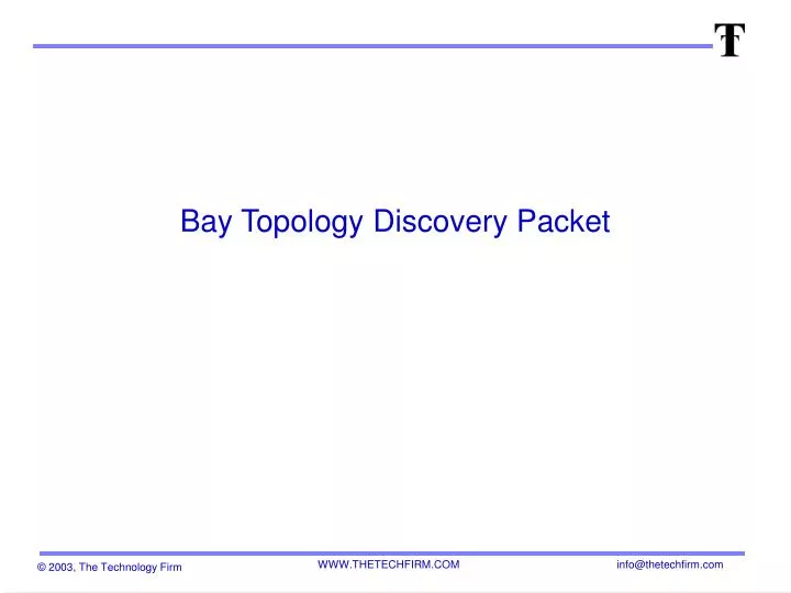 bay topology discovery packet