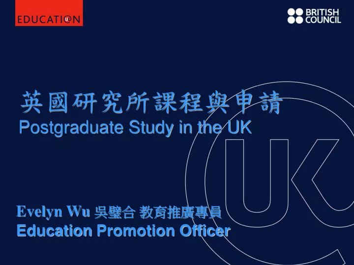 postgraduate study in the uk