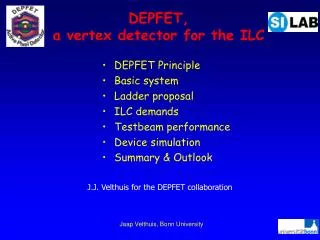 DEPFET, a vertex detector for the ILC