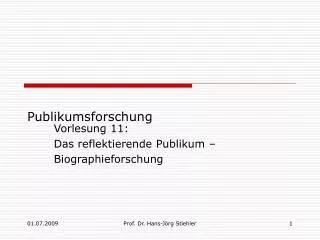 publikumsforschung