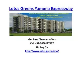 Lotus Greens-Yamuna Expressway Greater Noida