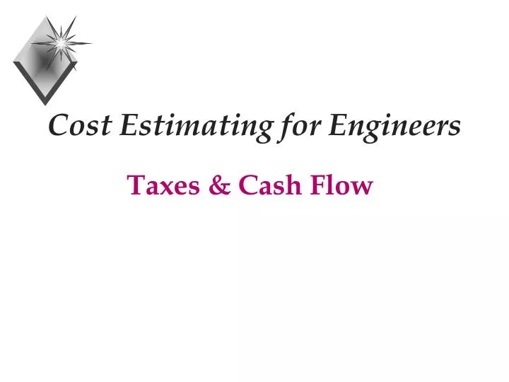 cost estimating for engineers