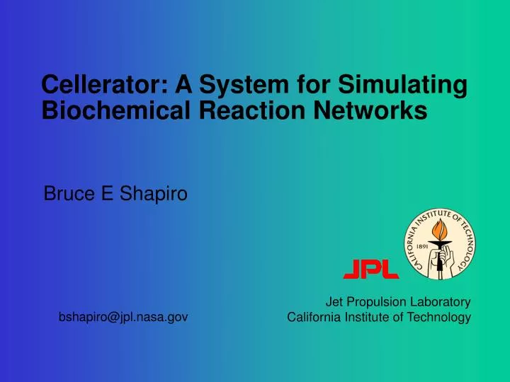 cellerator a system for simulating biochemical reaction networks
