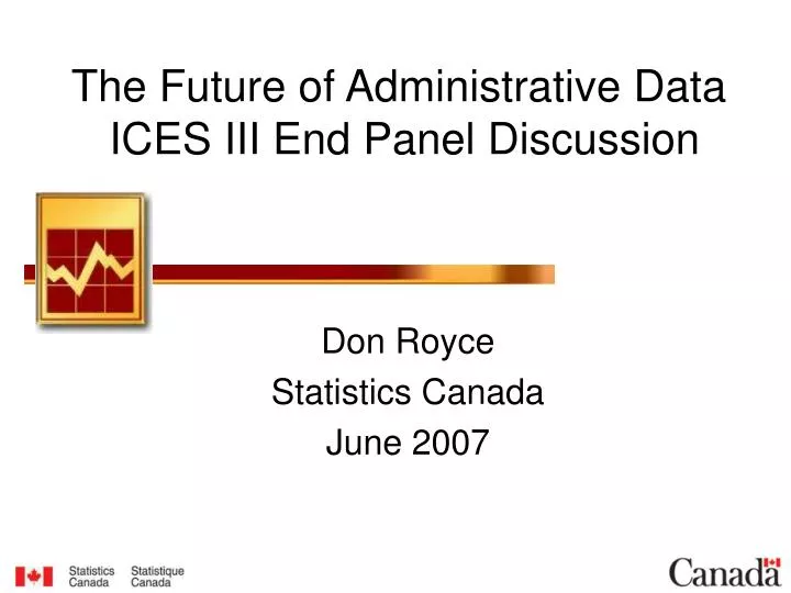 the future of administrative data ices iii end panel discussion