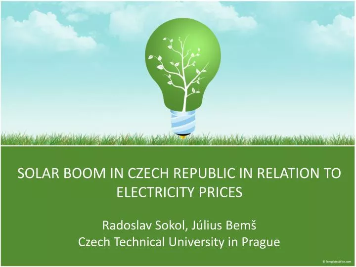 solar boom in czech republic in relation to electricity prices