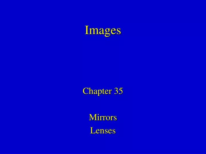 chapter 35 mirrors lenses