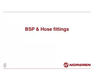 BSP &amp; Hose fittings
