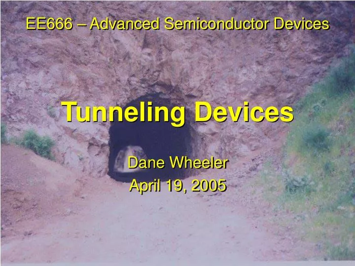 tunneling devices