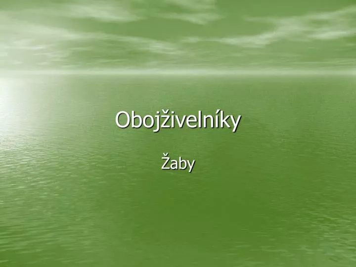 oboj iveln ky