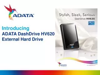 Introducing ADATA DashDrive HV620 External Hard Drive