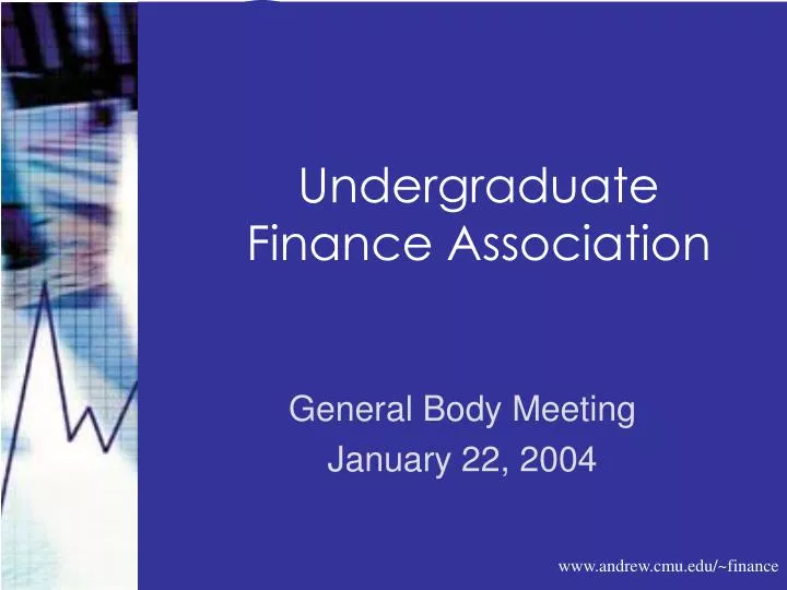 undergraduate finance association