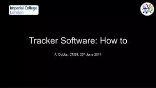 Tracker Software: How to