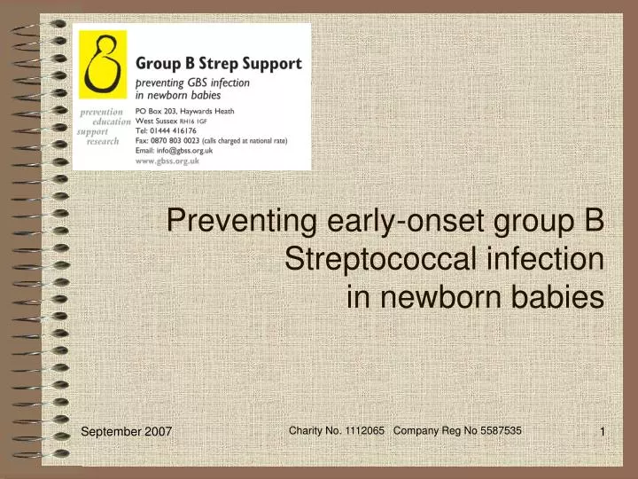 preventing early onset group b streptococcal infection in newborn babies
