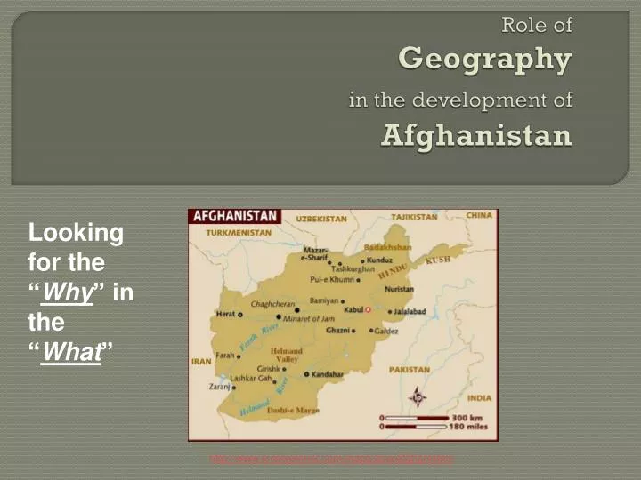role of geography in the development of afghanistan