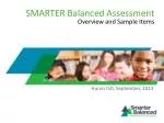 SMARTER Balanced Assessment - slide 1
