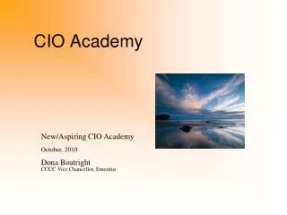 CIO Academy