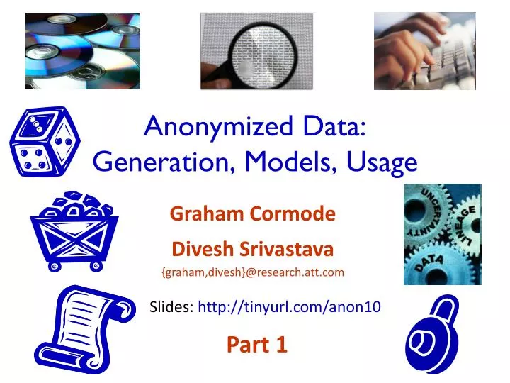anonymized data generation models usage