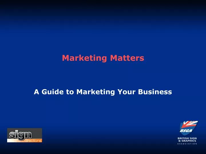 marketing matters