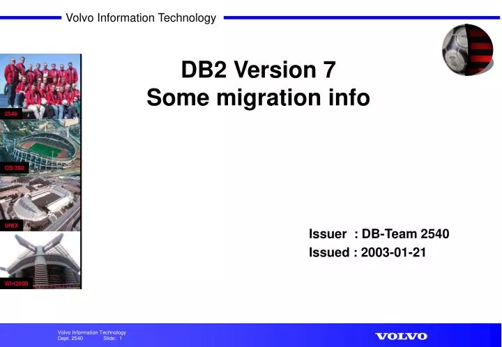 db2 version 7 some migration info