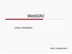 WebDAV - slide 1