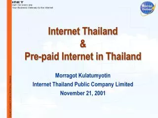 Internet Thailand &amp; Pre-paid Internet in Thailand