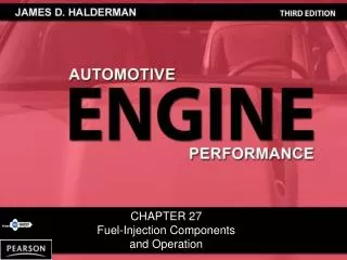 CHAPTER 27 Fuel-Injection Components and Operation