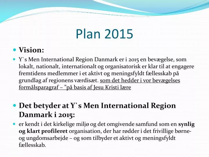 plan 2015