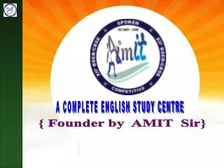 A COMPLETE ENGLISH STUDY CENTRE