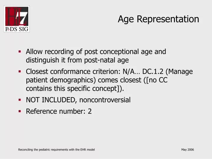 age representation