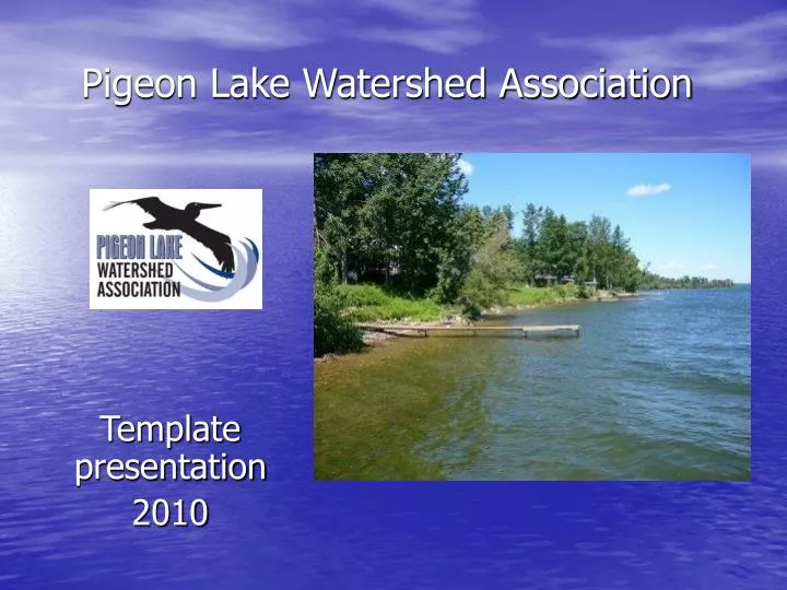 pigeon lake watershed association