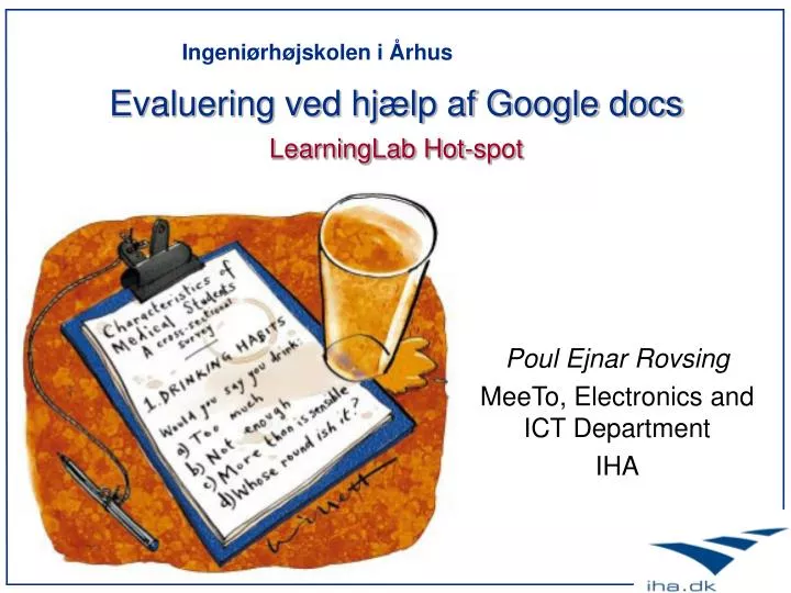 evaluering ved hj lp af google docs learninglab hot spot